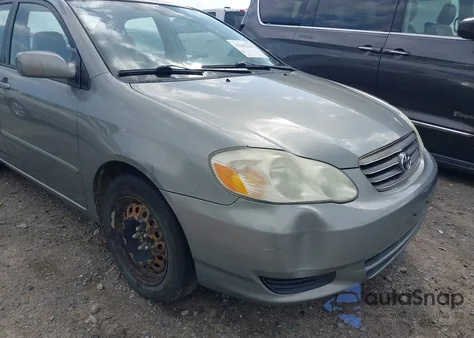 2004 Toyota Corolla Le из США, поврежденный, VIN 2T1BR32EX4C284497